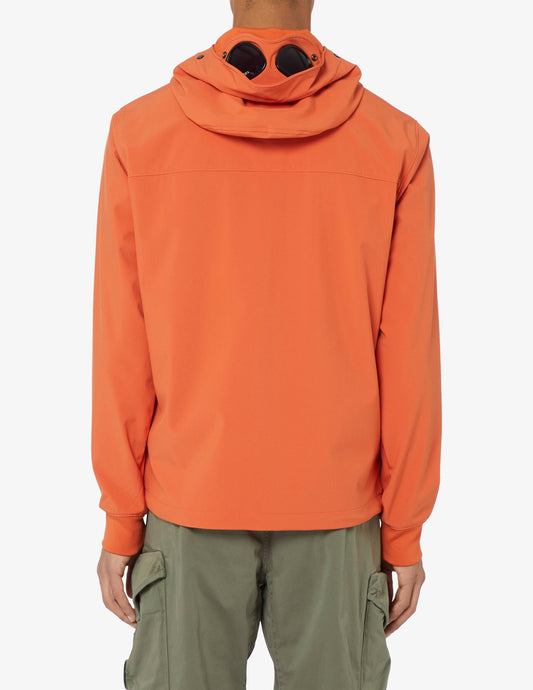 Cp Company Goggle Soft Shell Jacket Harvest Pumpkin