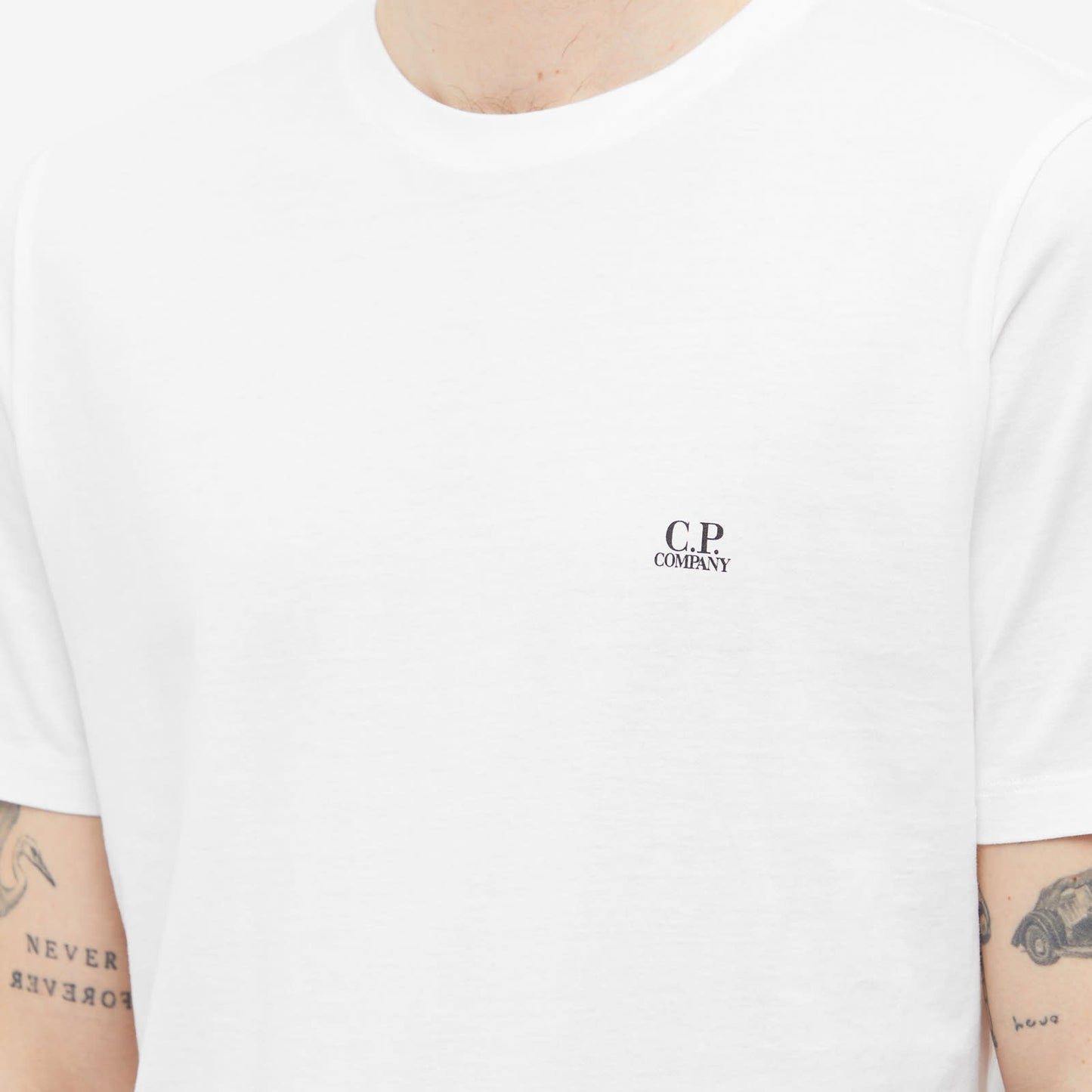 Cp Company Small Logo T-Shirt In White