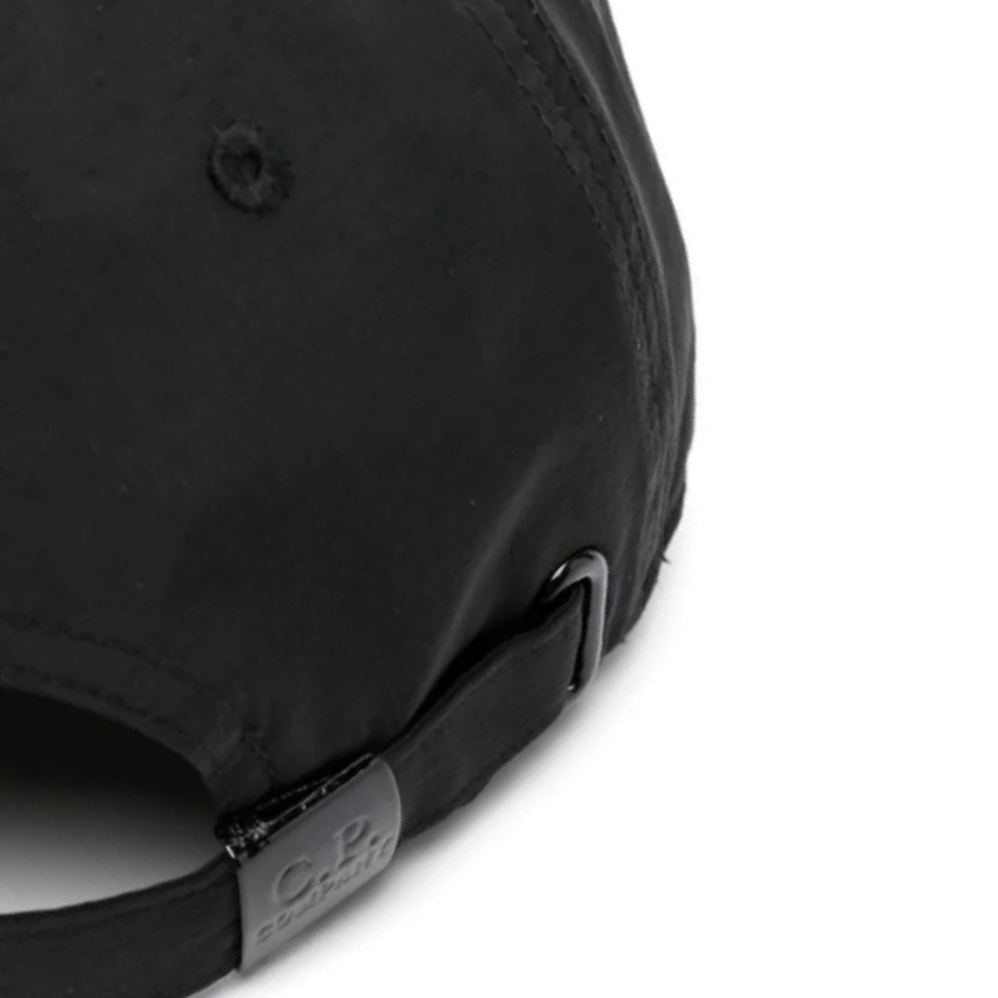 Cp Company Chrome-R Logo Baseball Cap in Black