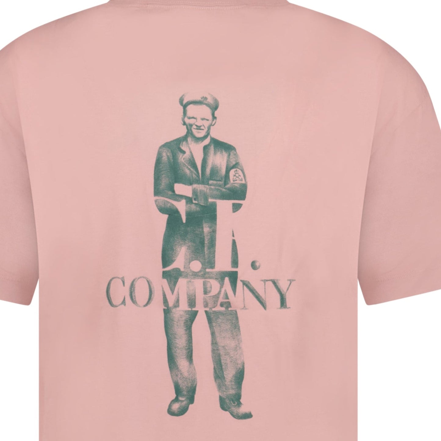 CP Company 30/1 Jersey Logo T-Shirt Misty Rose