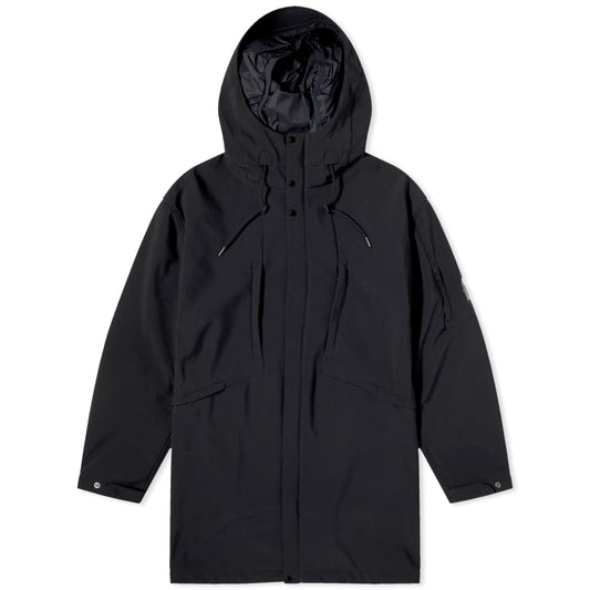 Cp Company Shell-R A/W Hooded Parka In Black