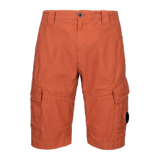 Cp Company Ottoman Lens Cargo Shorts Harvest Pumpkin