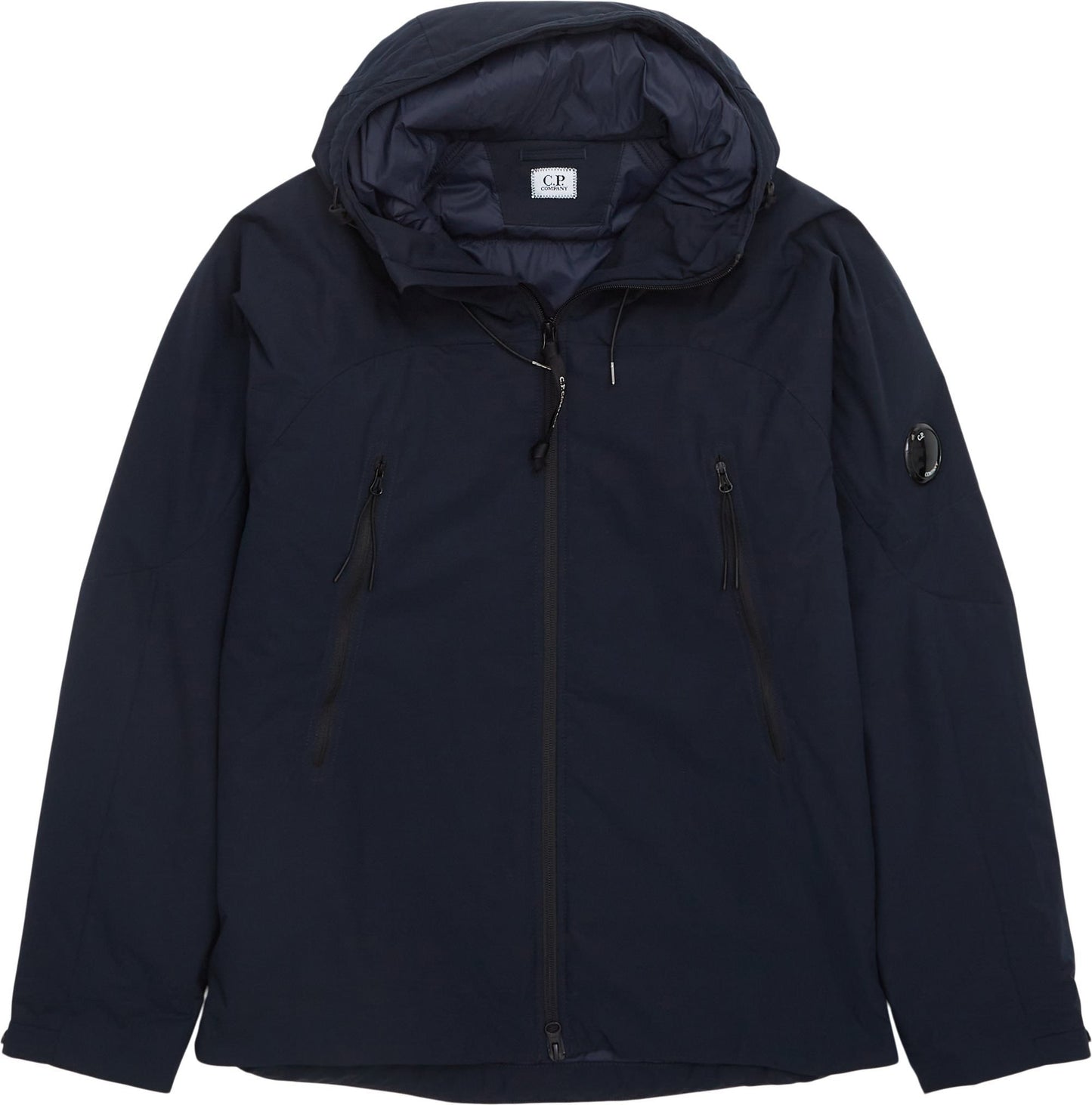 Cp Company Padded A/W Pro-Tek Hooded Jacket in Navy