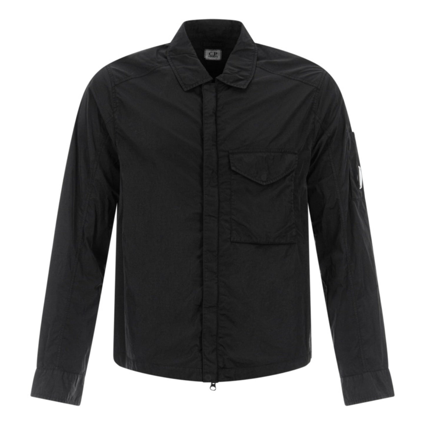 Cp Company 041A Chrome-R Overshirt In Black