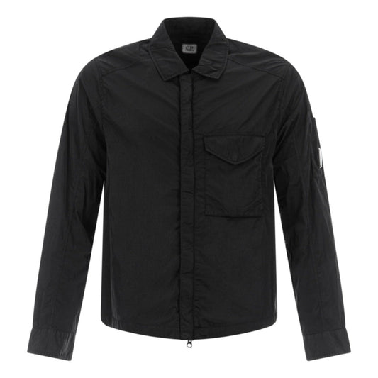 Cp Company 041A Chrome-R Overshirt In Black