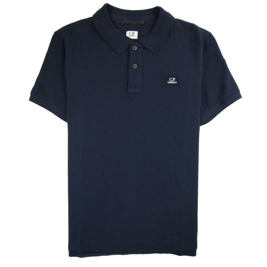 Cp Company Polo Shirt In Navy