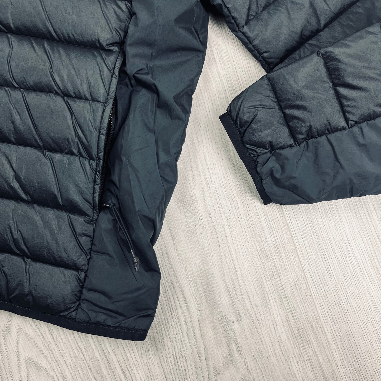 Stone Island Woven Down Jacket - Black