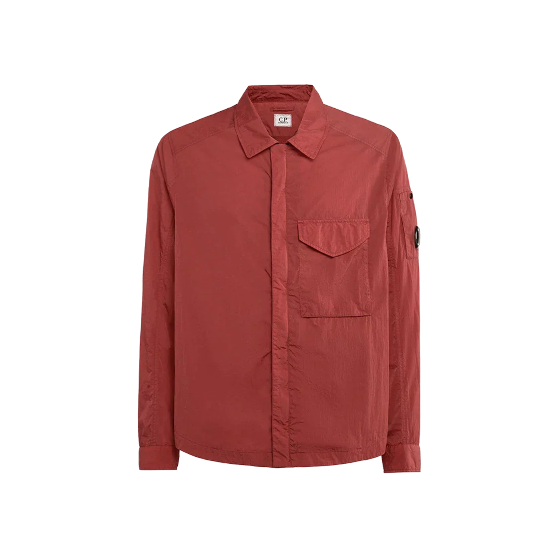 Cp Company Chrome-R Overshirt In 041A Red
