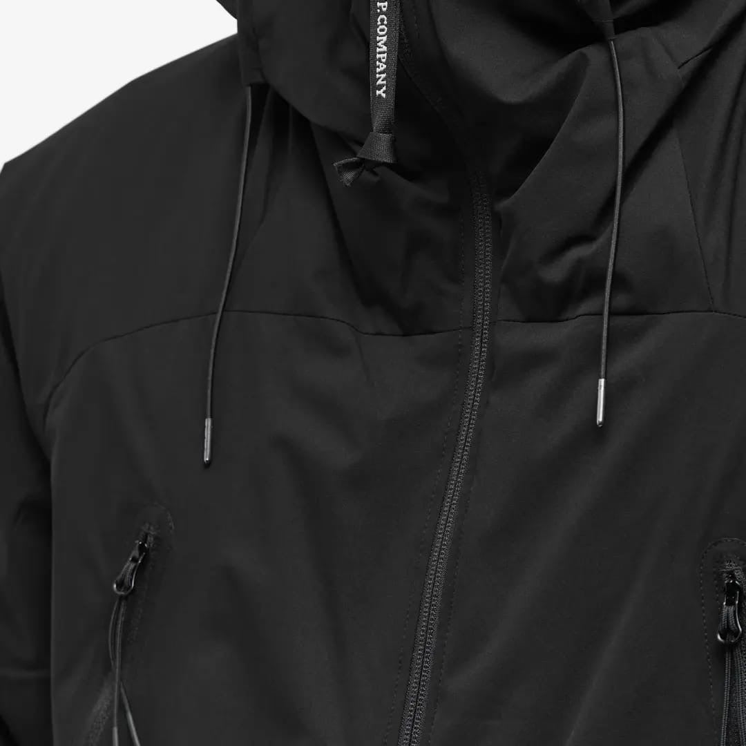 Cp Company Padded A/W Pro-Tek Hooded Jacket in Black