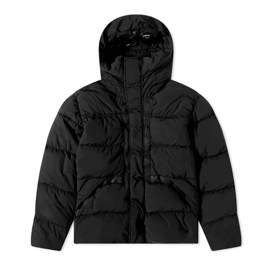 Cp Company Nycra-R Goggle Down Jacket in Black