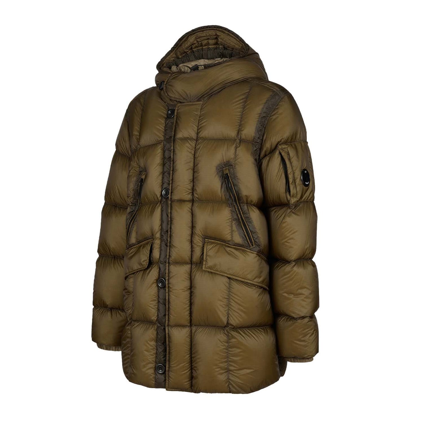 Cp Company D.D Shell Down Parka In Butternut Brown