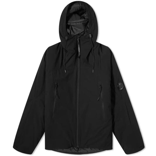 Cp Company Padded A/W Pro-Tek Hooded Jacket in Black