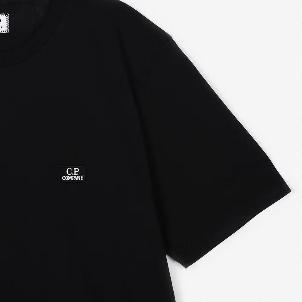 Cp Company Classic Patch Logo T-Shirt in Black