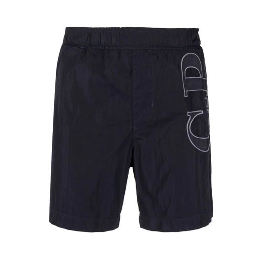 Cp Company Eco-Chrome R Logo Swim Shorts Navy