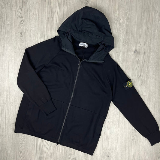 Stone Island Knit Hoodie - Black
