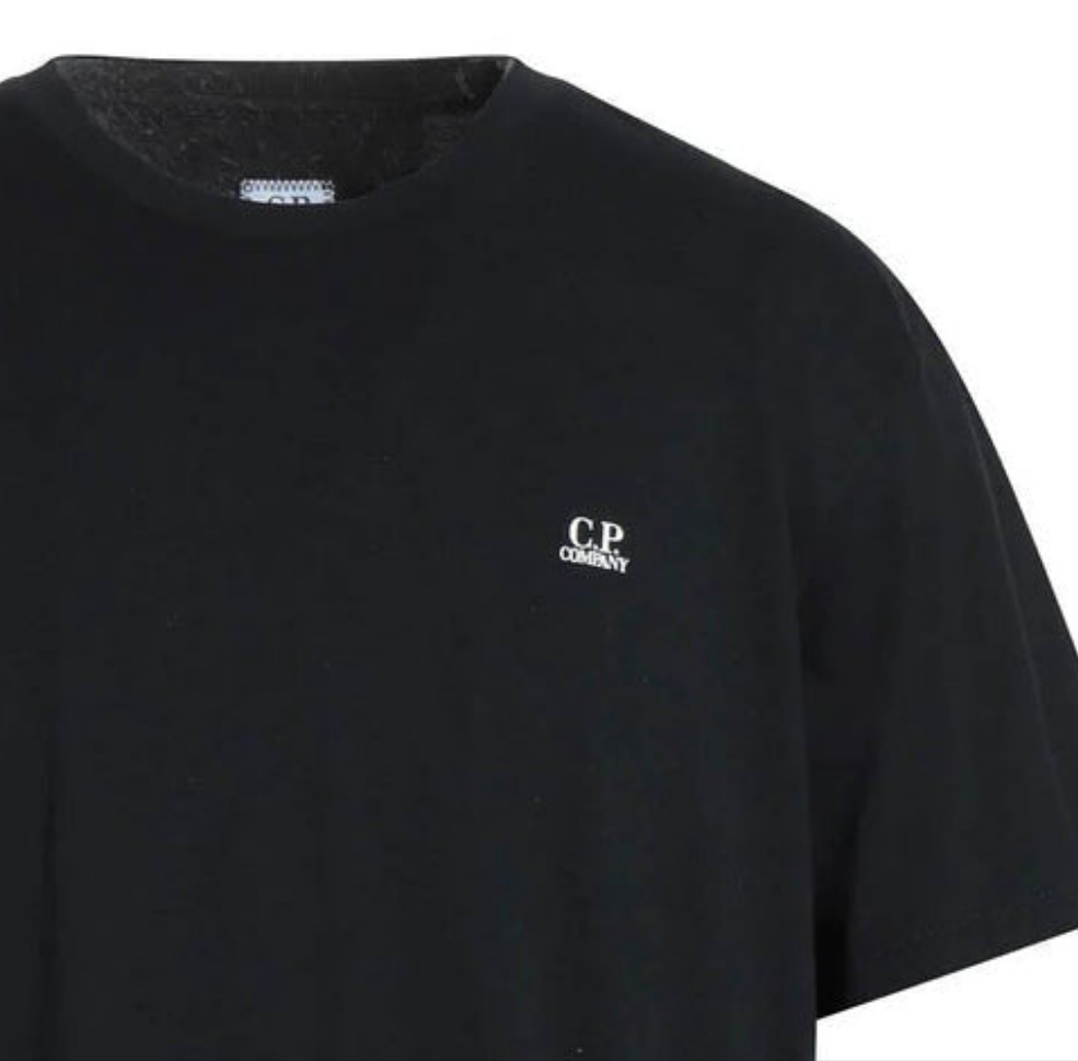 Cp Company Small Logo T-Shirt In Black