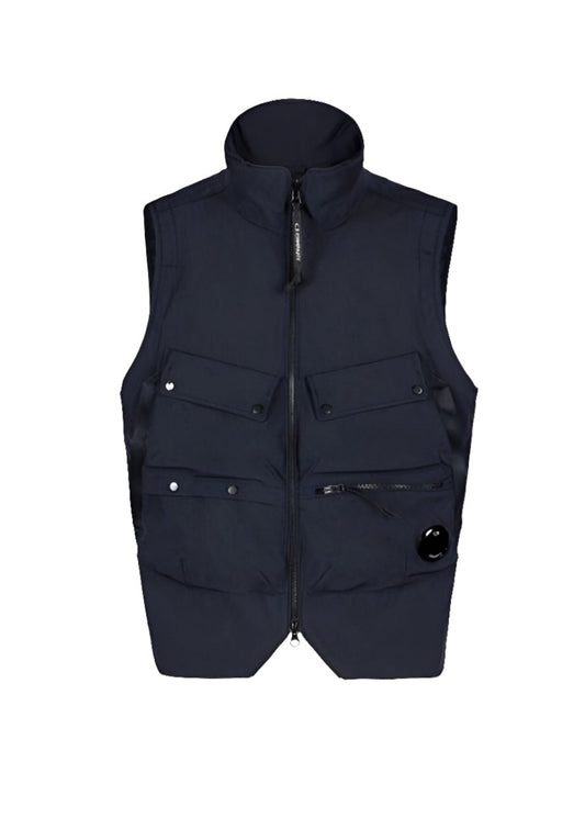 Cp Company Shell-R Lens Gilet Navy