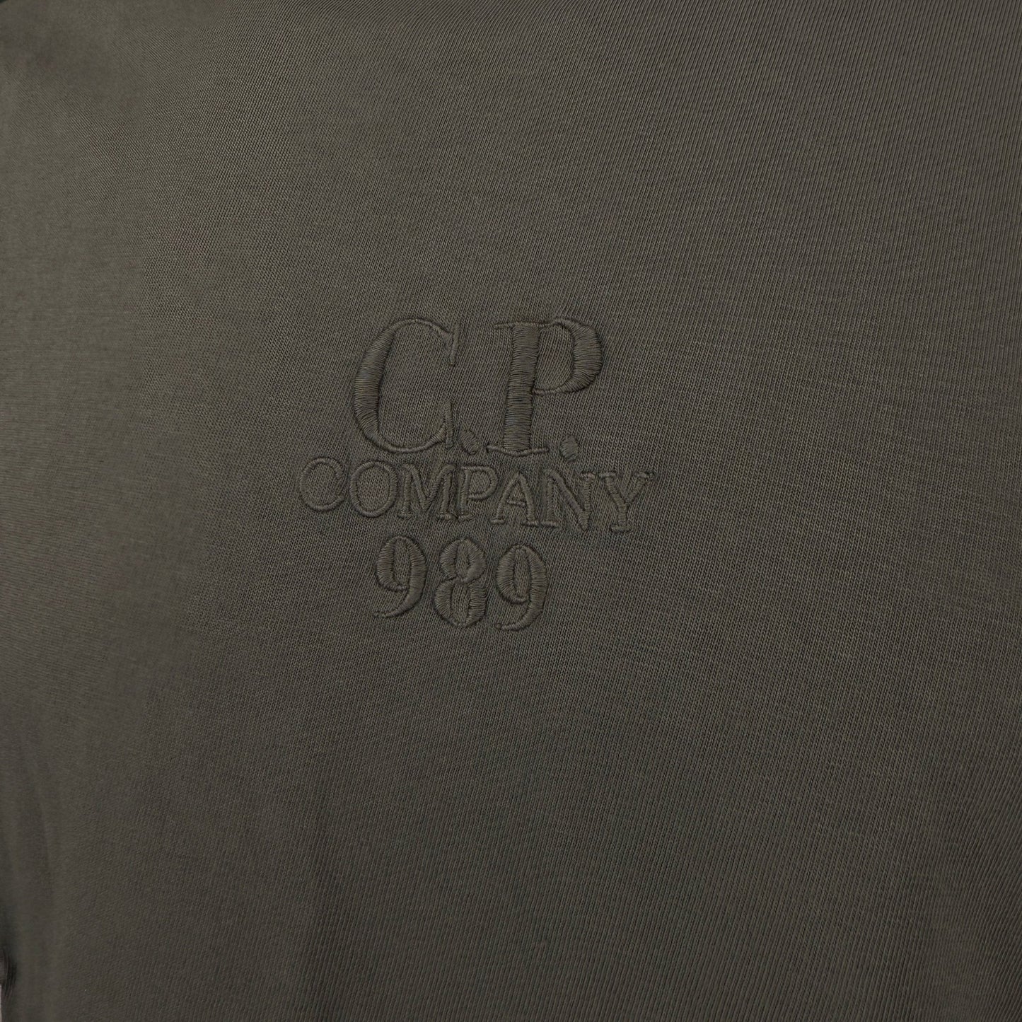 CP Company 20/1 Jersey Boxy Logo T-Shirt Grape Leaf
