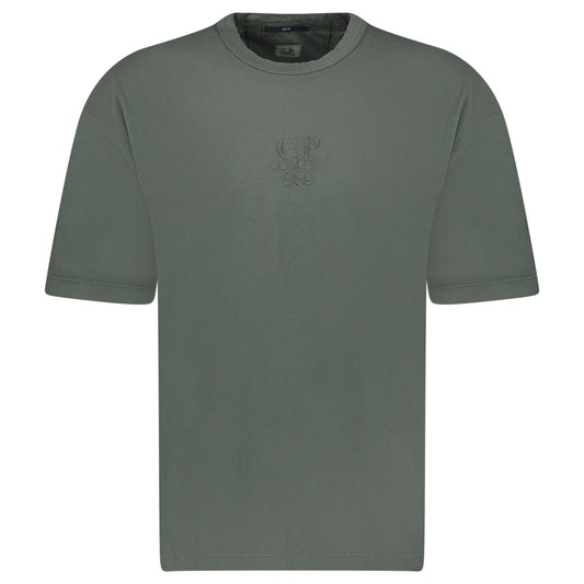 CP Company 20/1 Jersey Boxy Logo T-Shirt Grape Leaf