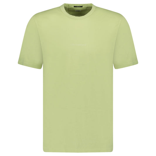 CP Company 24/1 Jersey Logo T-Shirt White Pear