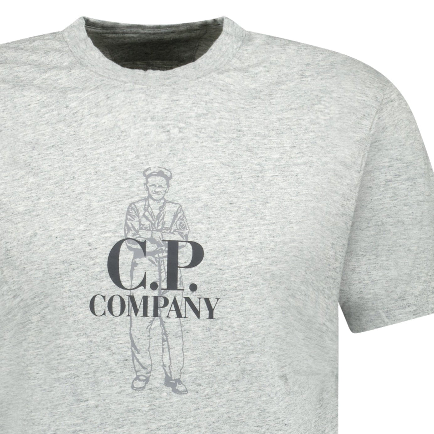 CP Company 30/1 British Sailor T-Shirt in Grey
