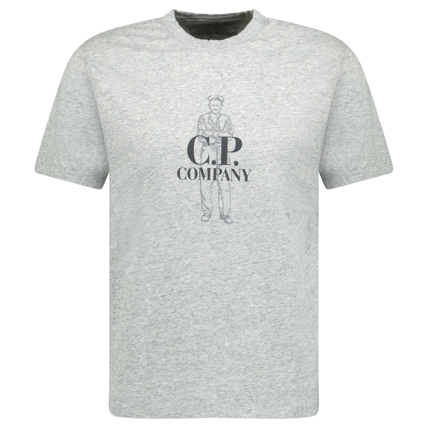 CP Company 30/1 British Sailor T-Shirt in Grey