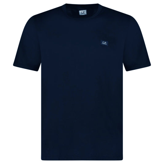 CP Company 30/1 Jersey Logo Patch Navy T-Shirt