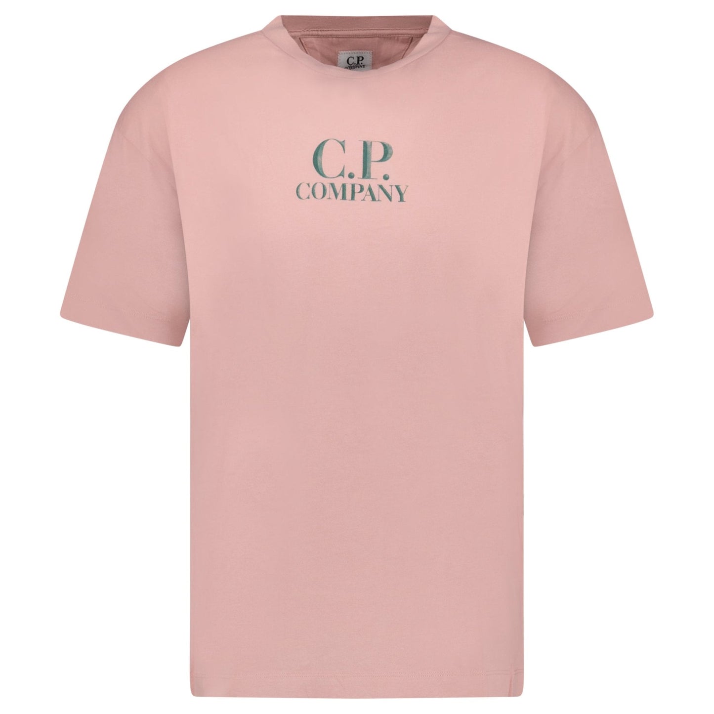 CP Company 30/1 Jersey Logo T-Shirt Misty Rose