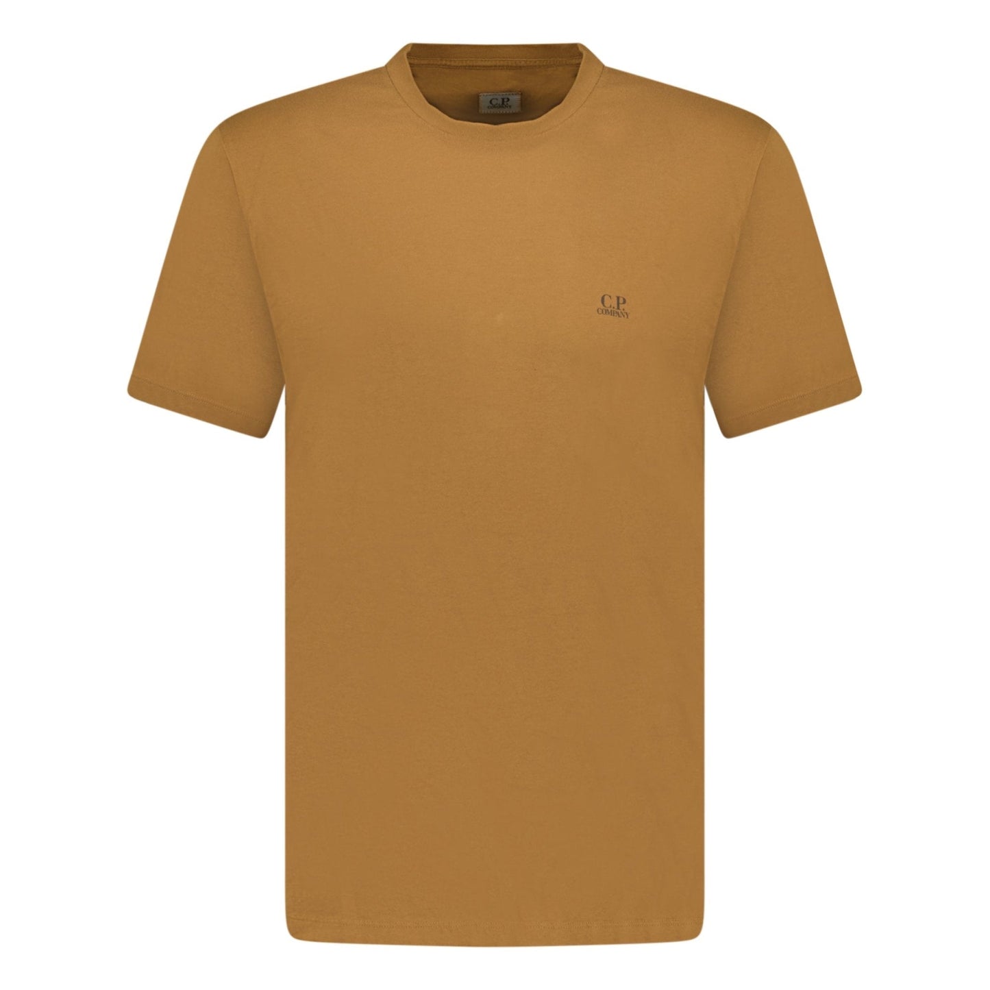 CP Company Goggle Print Crew T-Shirt Brown