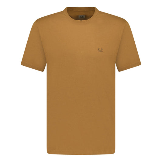 CP Company Goggle Print Crew T-Shirt Brown