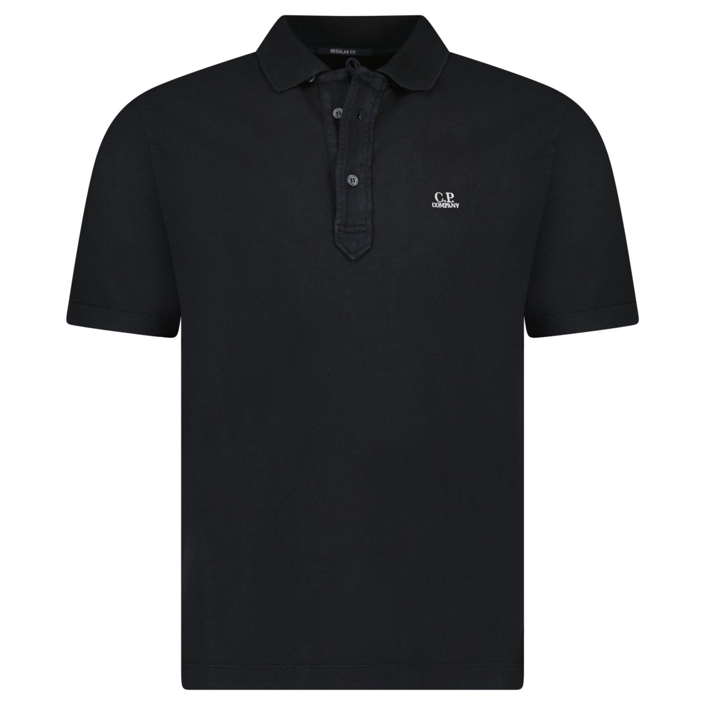 CP Company Short Sleeve Jersey 1020 Polo-Shirt Black