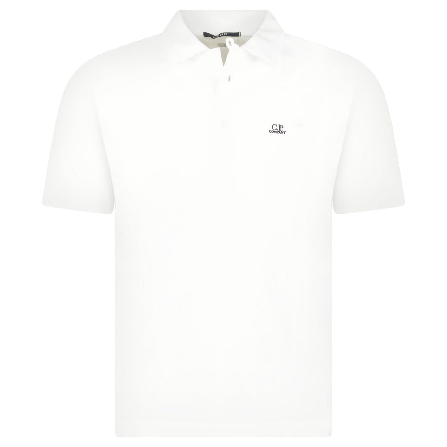 CP Company Short Sleeve Jersey 1020 Polo-Shirt White