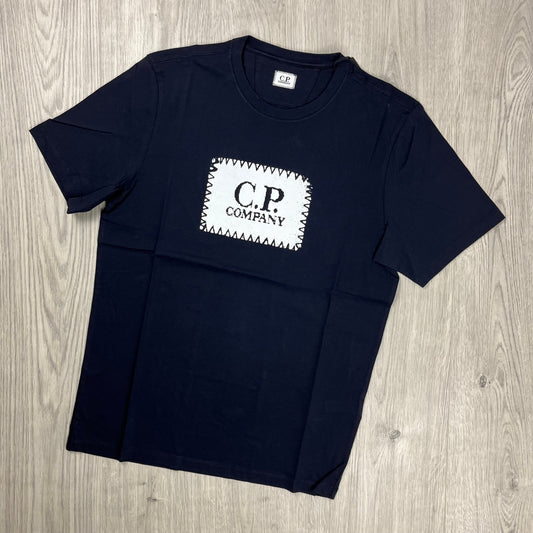 CP Company Stamp T-Shirt - Navy