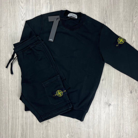 Stone Island Tracksuit - Black