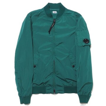 Cp Company Nycra-R Bomber Jacket In Frosty Green