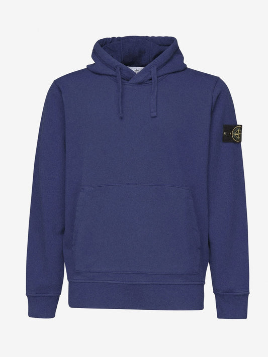 Stone Island Overhead Hoodie In Blue