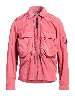 Cp Company Chrome-R Lens Overshirt in Red Bud