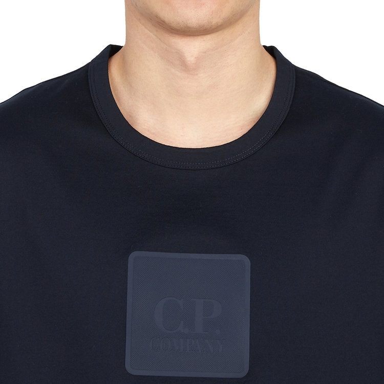 Cp Company 197A Metropolis Series Big Logo T-Shirt in Navy