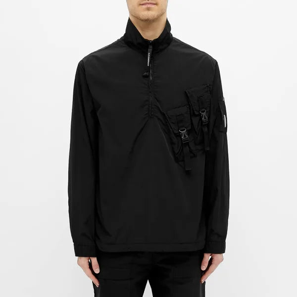 Cp Company Nylon Tactical Overshirt In Black