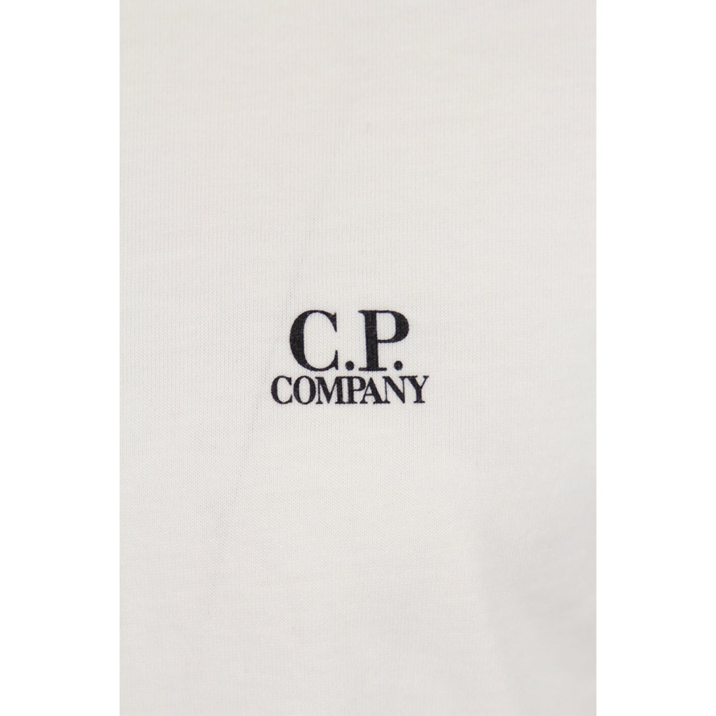 Cp Company 30/1 Jersey Goggle T-Shirt In White