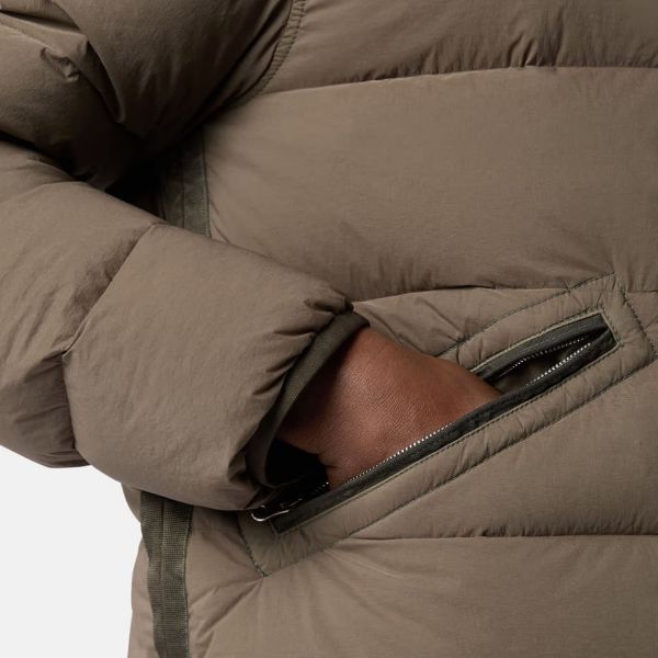 Stone Island .Seamless Tunnel Nylon Down-Tc Jacket In Walnut Brown