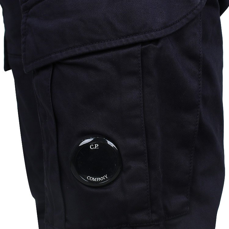 Cp Company 056A Stretch Sateen Cargo Pants In Navy