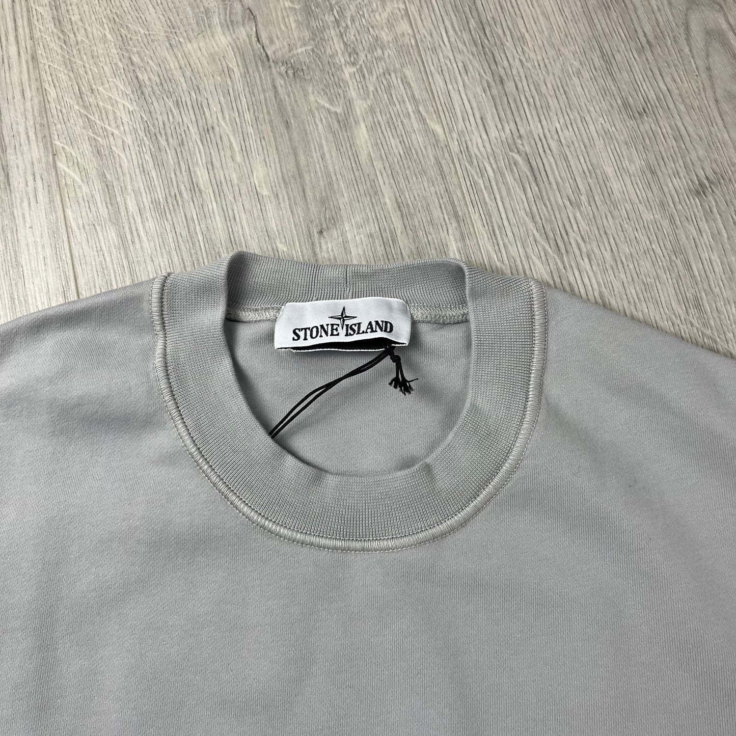 Stone Island Dyed Sweatshirt - Pearl Grey