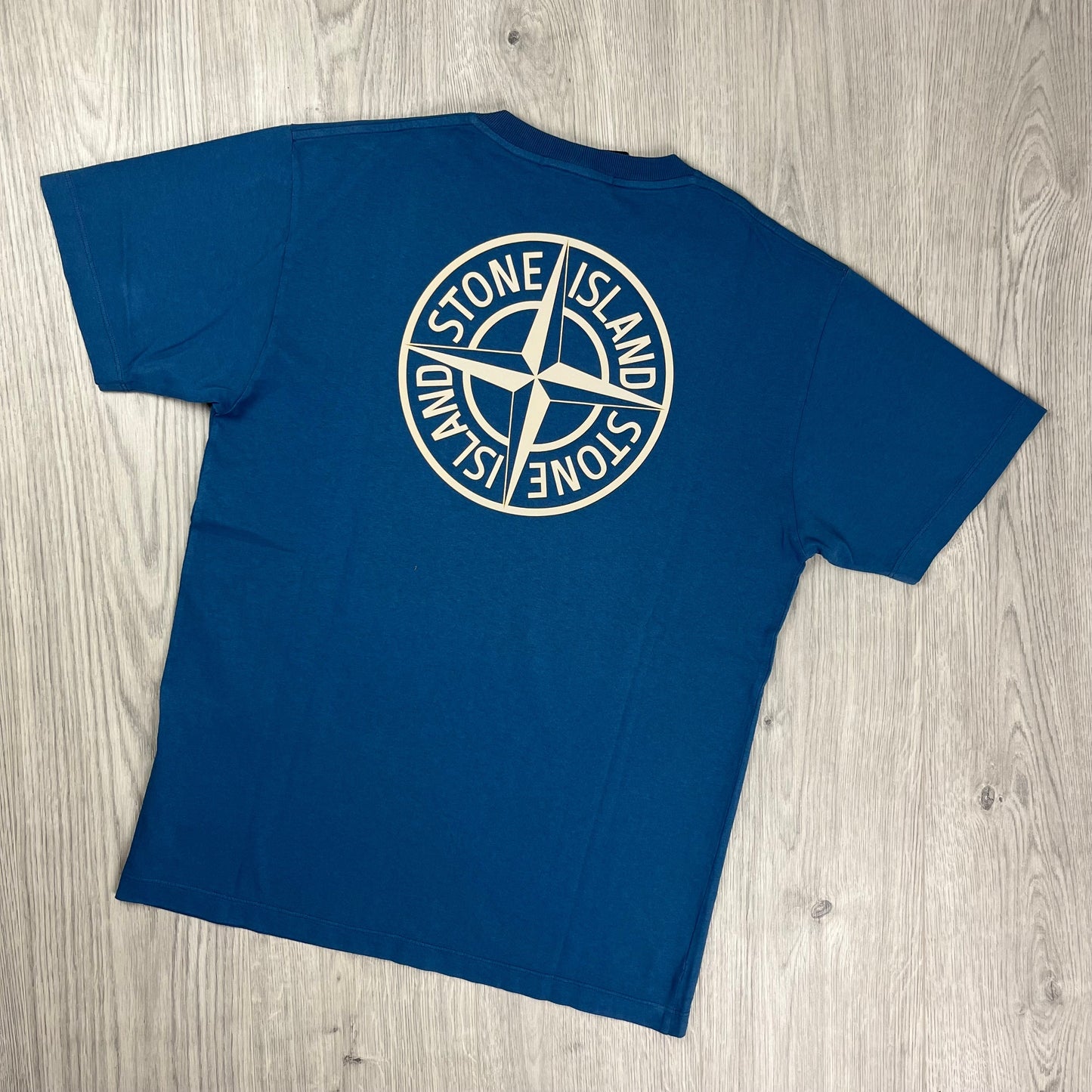 Stone Island Printed T-Shirt - Avio Blue