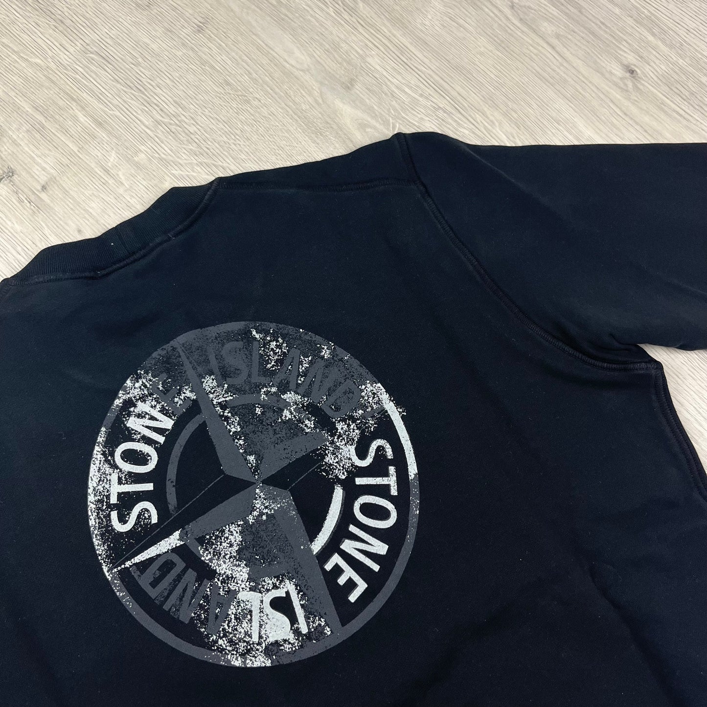 Stone Island Reflective Sweatshirt - Black