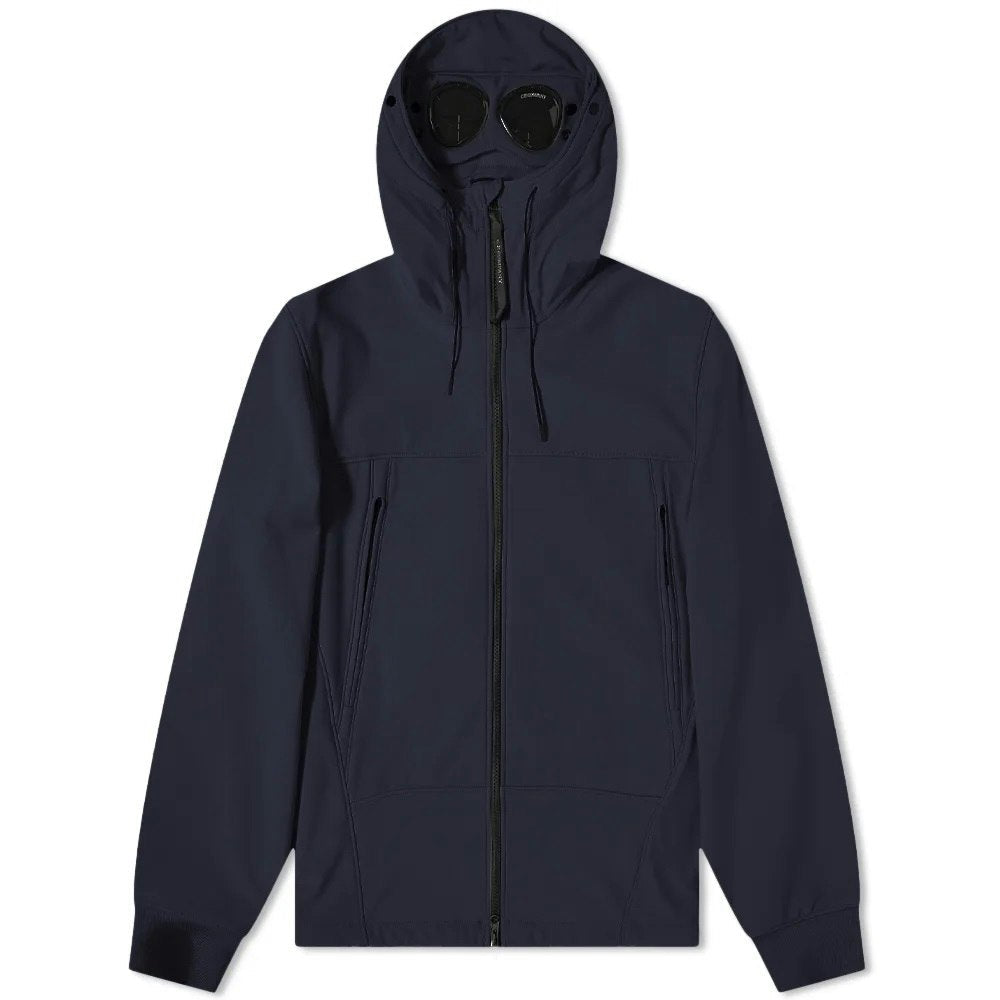Cp Company A/W Lined Goggle Soft Shell-R In Navy